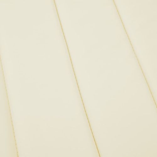 Шалте за шезлонг, кремаво, 180x60x4 см, Оксфорд плат