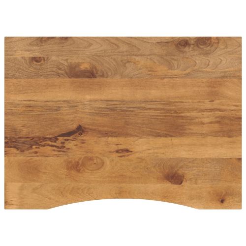 Плот за бюро с извивка 110x80x2,5 см грубо мангово дърво масив