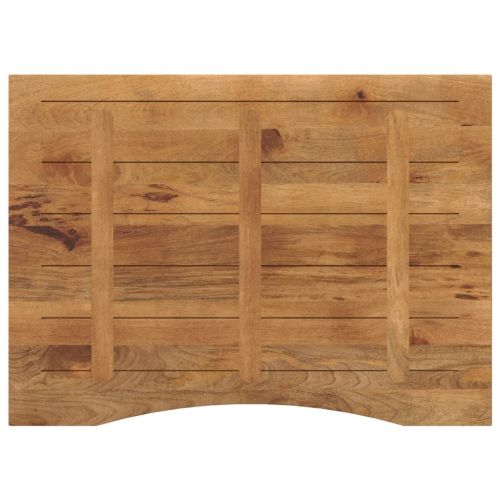 Плот за бюро с извивка 110x80x2,5 см грубо мангово дърво масив