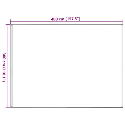 Килим за палатка, пясъчно, 300x400 см, HDPE