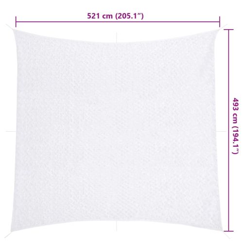 Камуфлажна мрежа с чанта за съхранение, 521x493 см, бял