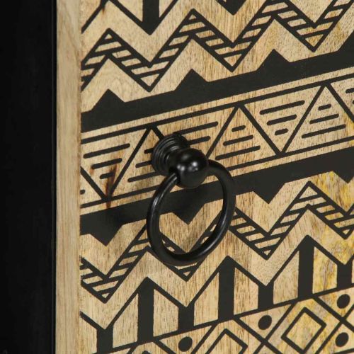 Бюфет 90x33,5x75 см грубо мангово дърво масив