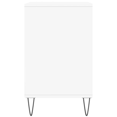 Шкаф за обувки, бял, 102x36x60 см, инженерно дърво