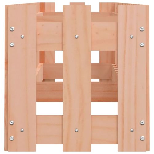 Градинска леха с дизайн на ограда 200x30x30 см дугласки масив