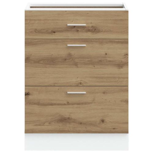 Кухненски шкаф, Lyon дъб артизан, инженерно дърво