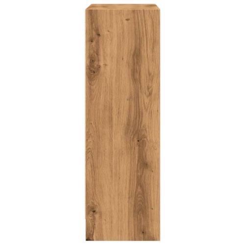 Библиотека, дъб артизан, 60x24x76 см, инженерно дърво