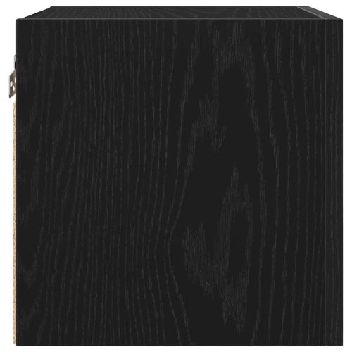 ТВ шкаф 2 pcs Черния дъб 30,5 x 30 x 30 см Инженерно дърво