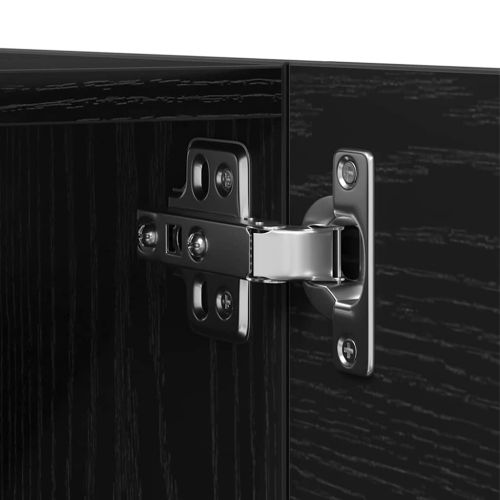 ТВ шкаф 2 pcs Черния дъб 30,5 x 30 x 30 см Инженерно дърво