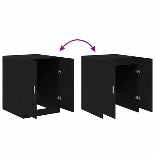 Шкаф за пералня със съхранение Черния дъб 70,5 x 71,5 x 91,5 см