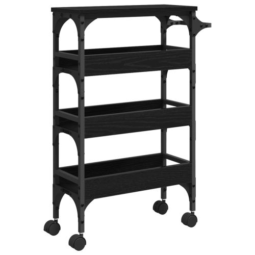 Кухненска количка Черния дъб 53 x 20 x 76 см Инженерно дърво