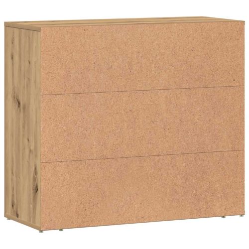 Сайдборд, дъб артизан, 80x33x70 см, инженерно дърво