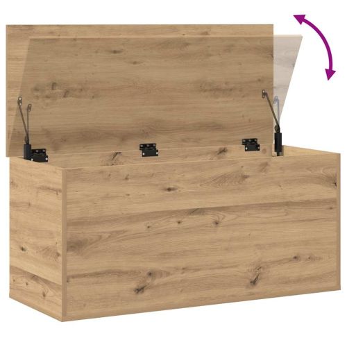 Кутия за съхранение със съхранение дъб артизан 100 x 42 x 46 cm