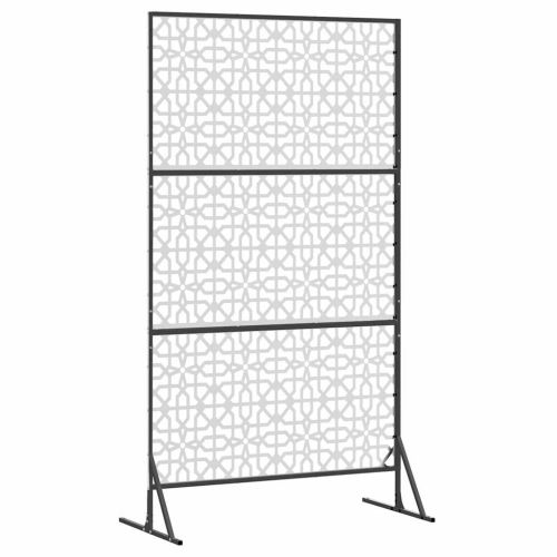 Екран за уединение Сив 100 x 50 x 180 см Стомана