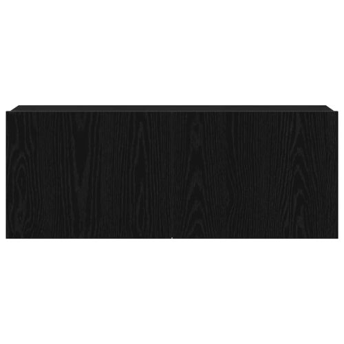 ТВ шкаф Черния дъб 80 x 30 x 30 см Инженерно дърво