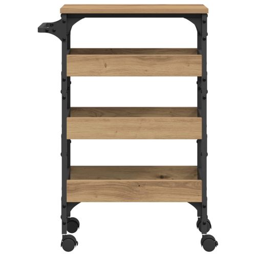 Кухненска количка Дъб 53 x 20 x 76 см Инженерно дърво