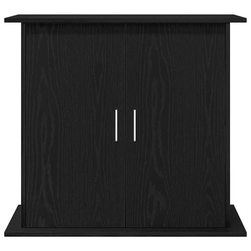 Стойка за аквариум, черен дъб, 81x36x73 см, инженерно дърво