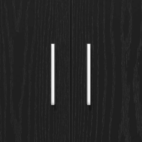 Стойка за аквариум, черен дъб, 81x36x73 см, инженерно дърво