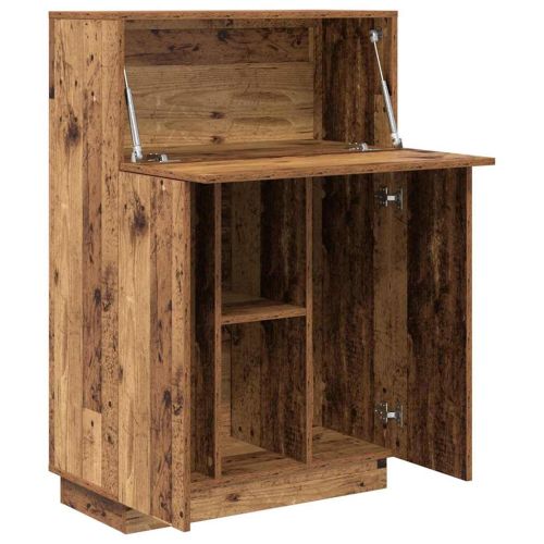 Бюро с рафт Старо дърво 71.5 x 31.5 x 106.5 см Инженерно дърво