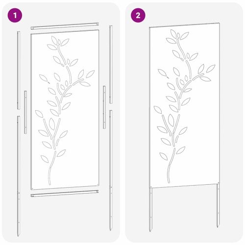 Екран за градинска неприкосновеност Антрацит 50 x 140 см