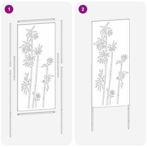 Екран за градинска неприкосновеност Антрацит 50 x 140 см