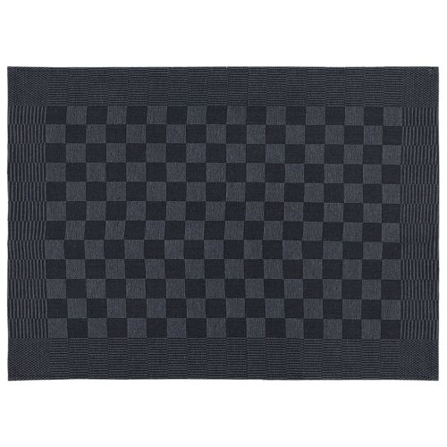 Комплект кърпи от 15 части с кухненски ръкохватки черен памук