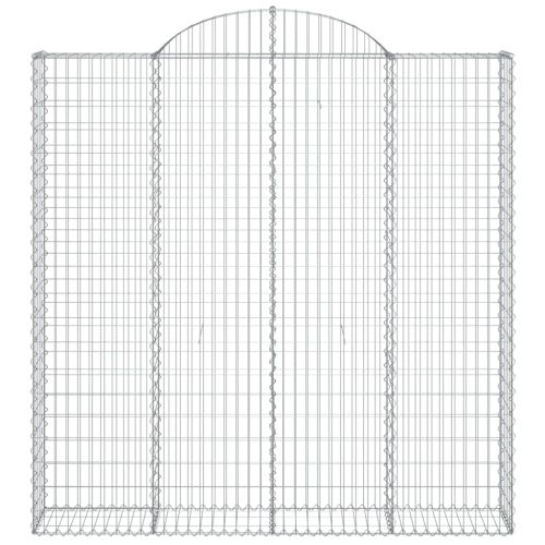 Габионни кошници арка 6 бр 200x30x200/220 см поцинковано желязо