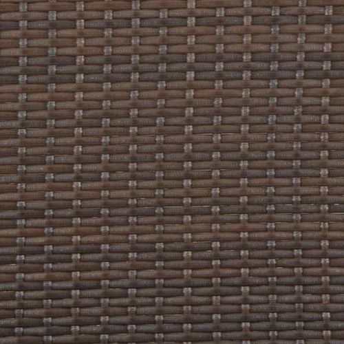 2-местна градинска пейка с възглавници, кафява, полиратан