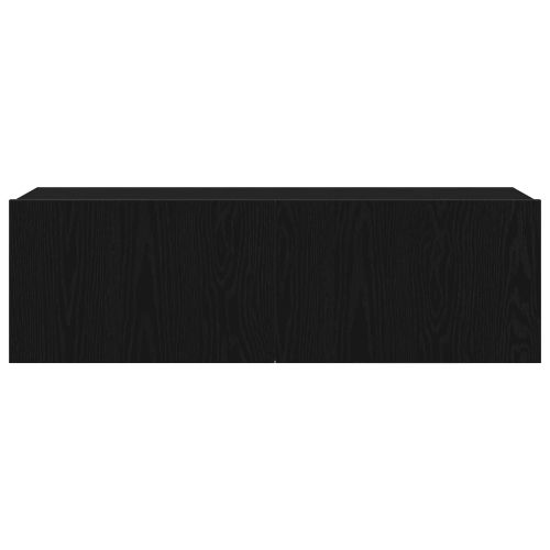 Комплект ТВ шкаф 7 pcs Черния дъб 100 x 30 x 30 cm