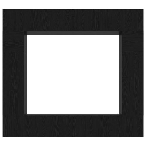 Комплект ТВ шкаф 8 pcs Черния дъб Инженерно дърво