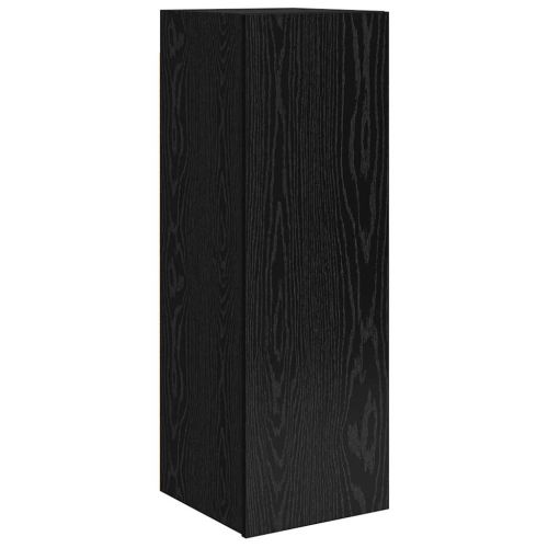 Комплект ТВ шкаф 9 pcs Черния дъб Инженерно дърво