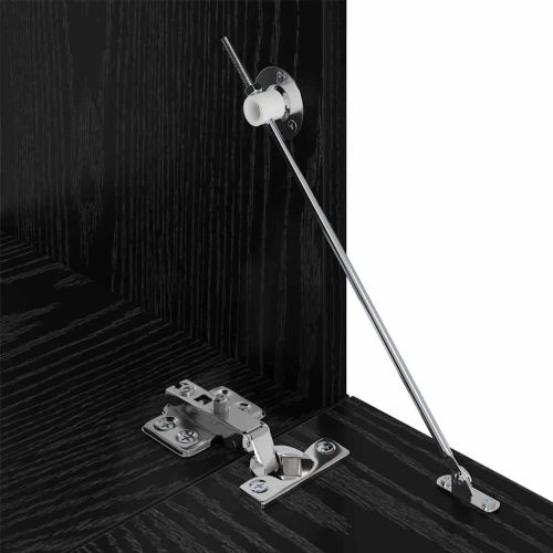 Комплект ТВ шкаф 9 pcs Черния дъб Инженерно дърво