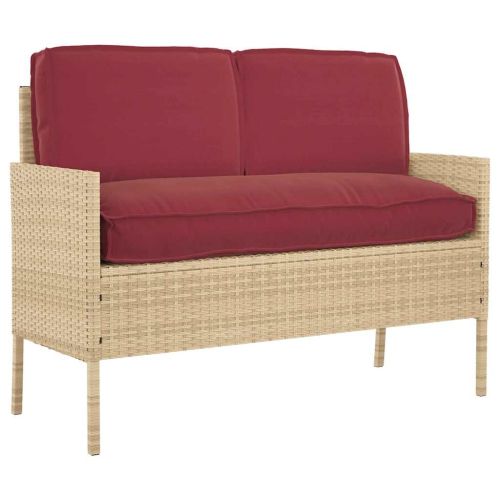 Комплект възглавници 3 pcs Виненочервен Оксфордска тъкан