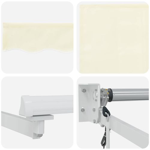 Електрически разтегателен навес Крем 4 × 3 m