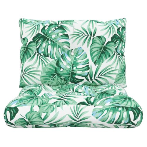 Палетни възглавници, 2 бр, на листа, текстил