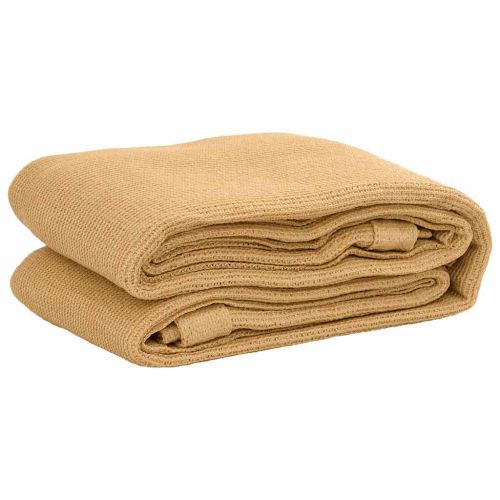 Килим за палатка, пясъчно, 250x550 см, HDPE