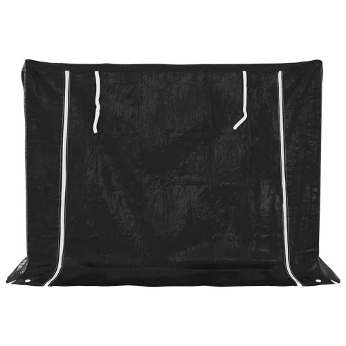 vidaxL Стойка за дърва за огрев с дъждобран, 151x80,5x110,5 см