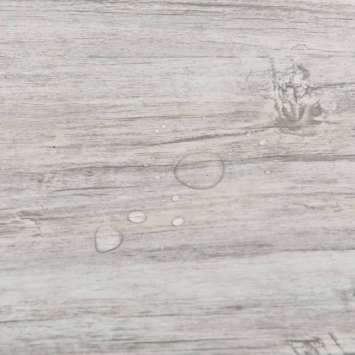 Дъски за под 5,11 м² 55 pcs ПВЦ Сив и Дърво