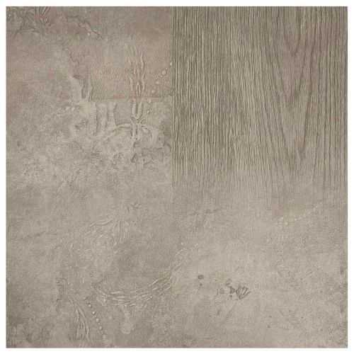 Дъски за под 5,11 м² 55 pcs ПВЦ Тъмно кафяво и сиво