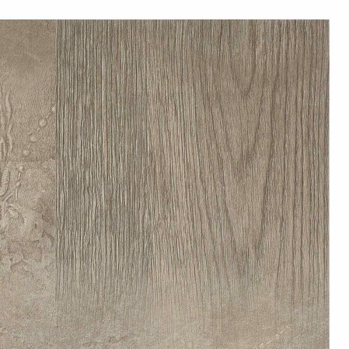 Дъски за под 5,11 м² 55 pcs ПВЦ Тъмно кафяво и сиво