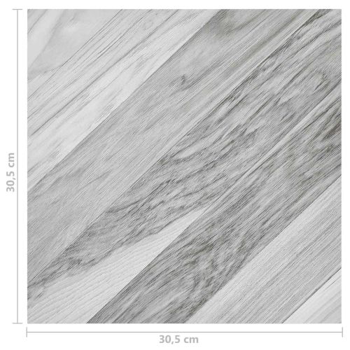 Дъски за под 55 pcs Сив 5,11 м² ПВЦ