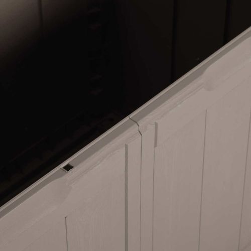 Градинска кутия за съхранение, 270 л, кафява, PP Дървен вид