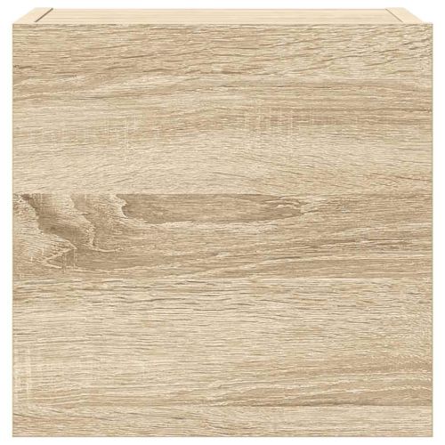 Комплект ТВ шкафове от 7 части, сонома дъб, инженерно дърво7