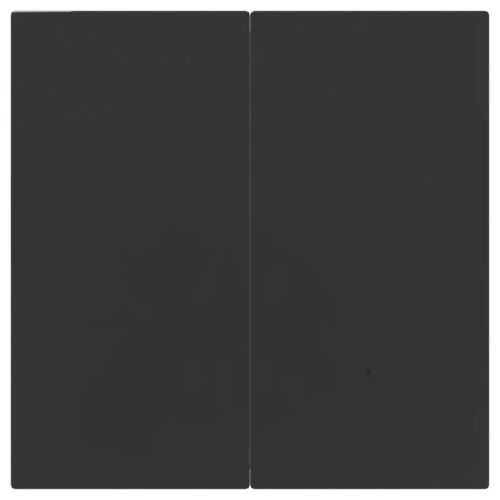 Градински трапезен комплект 3 части черен полиратан и стомана