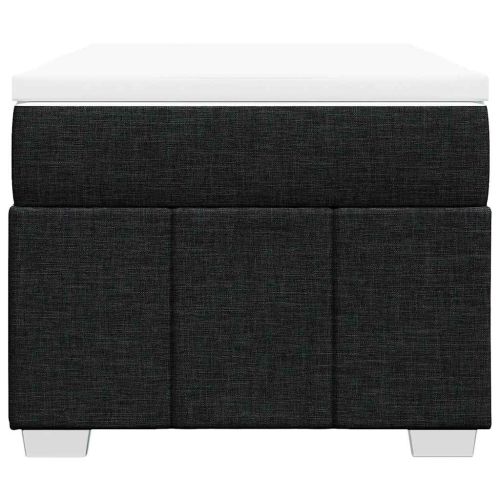 Боксспринг легло с матрак, черно, 100x200 см, плат