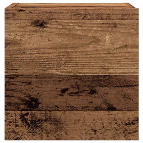 Комплект ТВ шкафове за стенен монтаж 5 части, инженерно дърво