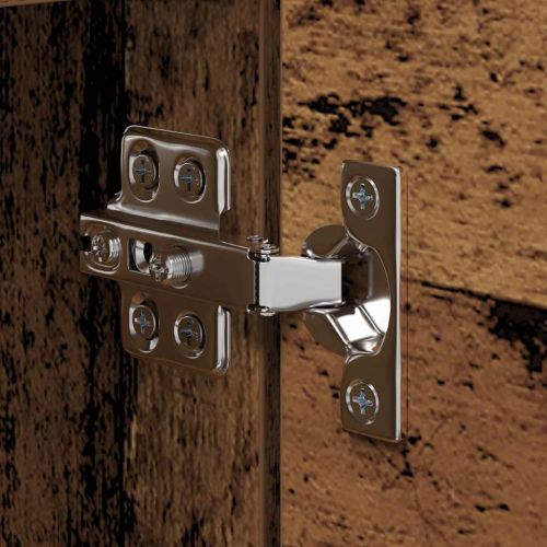 Комплект ТВ шкаф 10 pcs Старо дърво Инженерно дърво