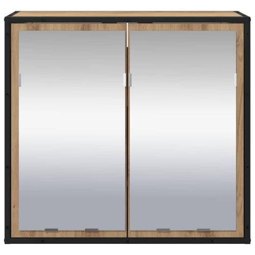 Стенен рафт с рафт Монтиране на стена Дъб 65 x 20 x 60 см