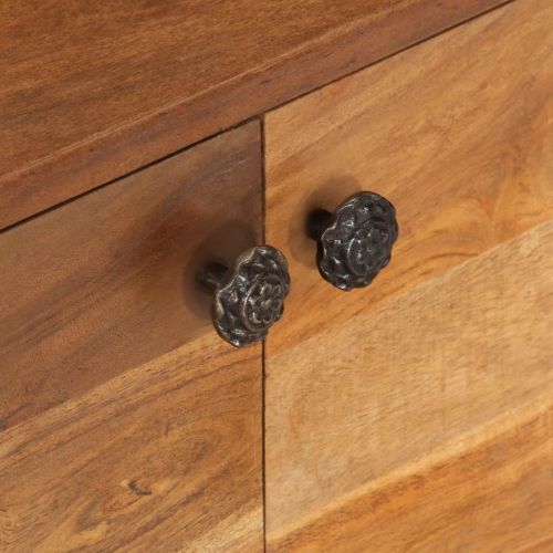 ТВ шкаф масивно дърво акация с меден шишам 140x30x40 см