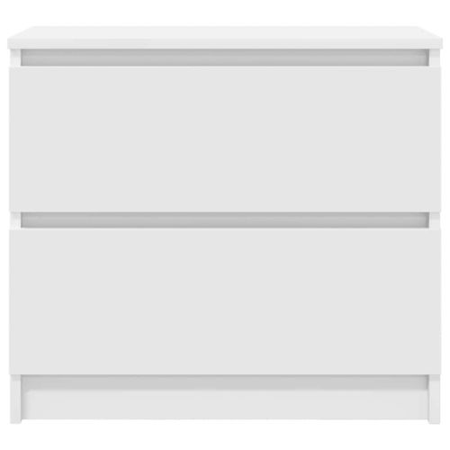 ТВ шкаф бял 60x35x54 cm Инженерна дървесина