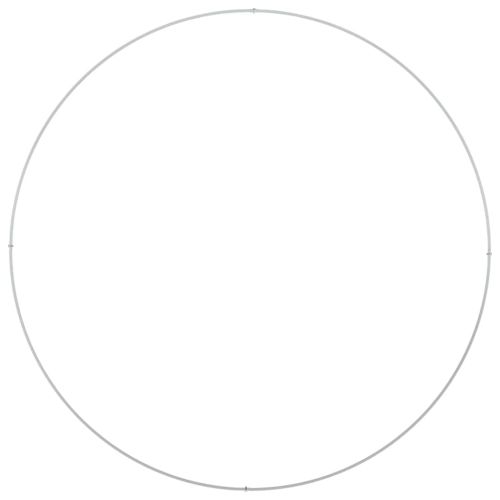 Пръстен за саксия Бяло 120 x 120 x 20 см